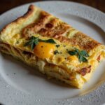omlet zapiekany z jajkiem